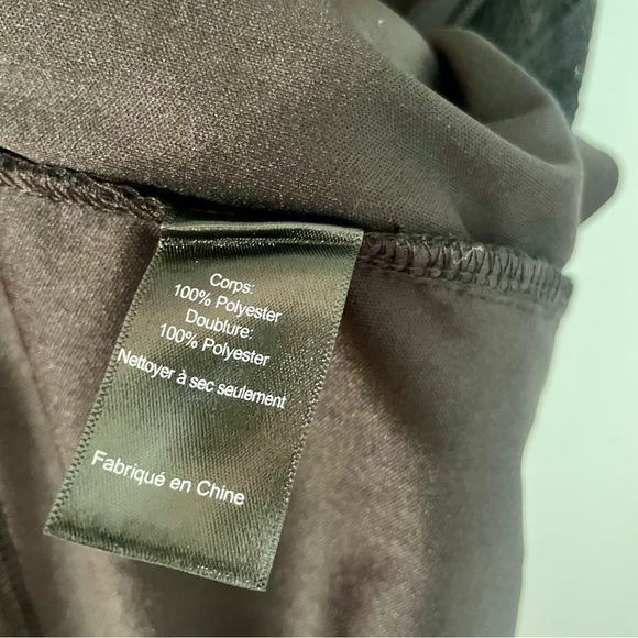 Aster the label Black Lace Sleeveless shift mini Dress size large - Picture 8 of 10